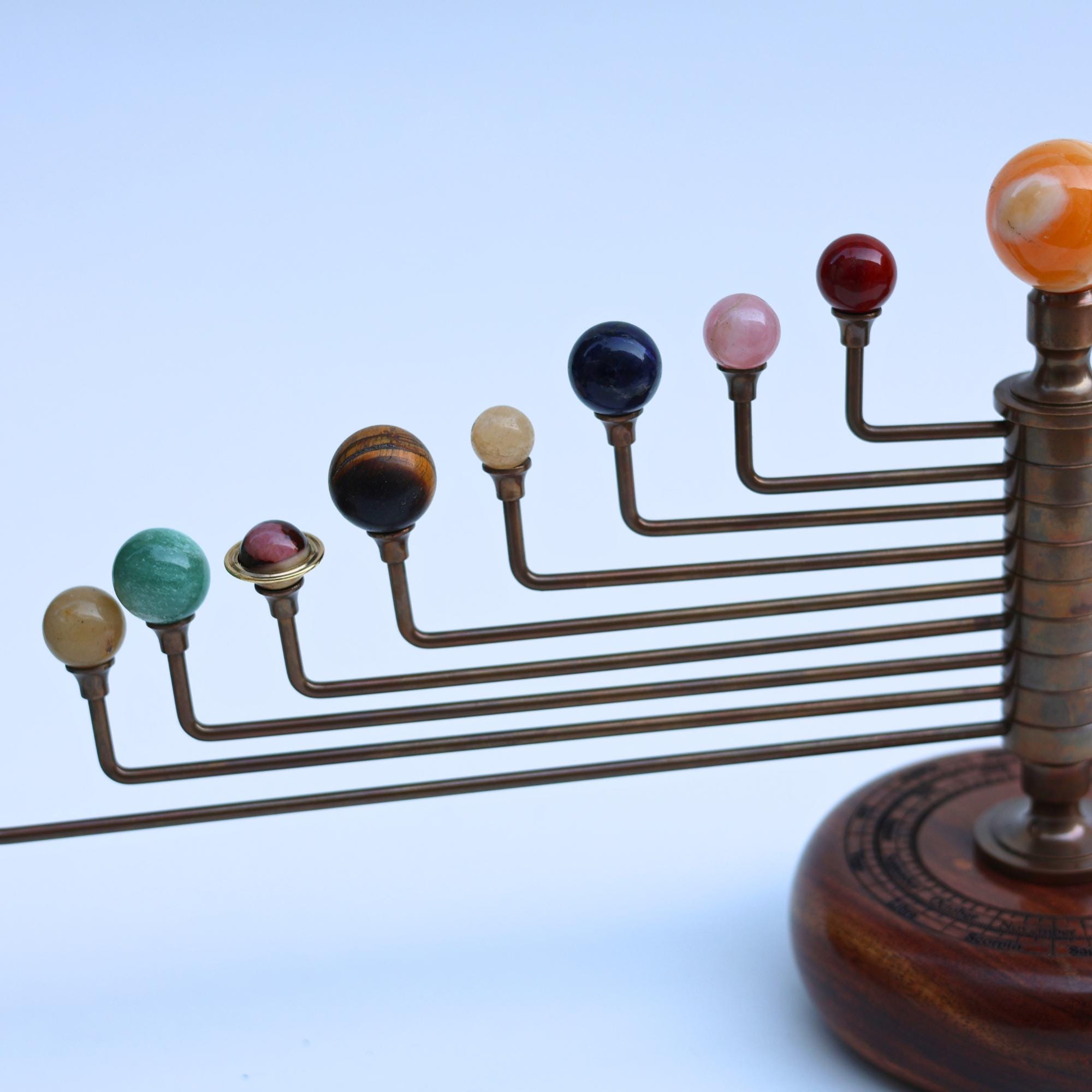 Vertical Solar System Model view 5