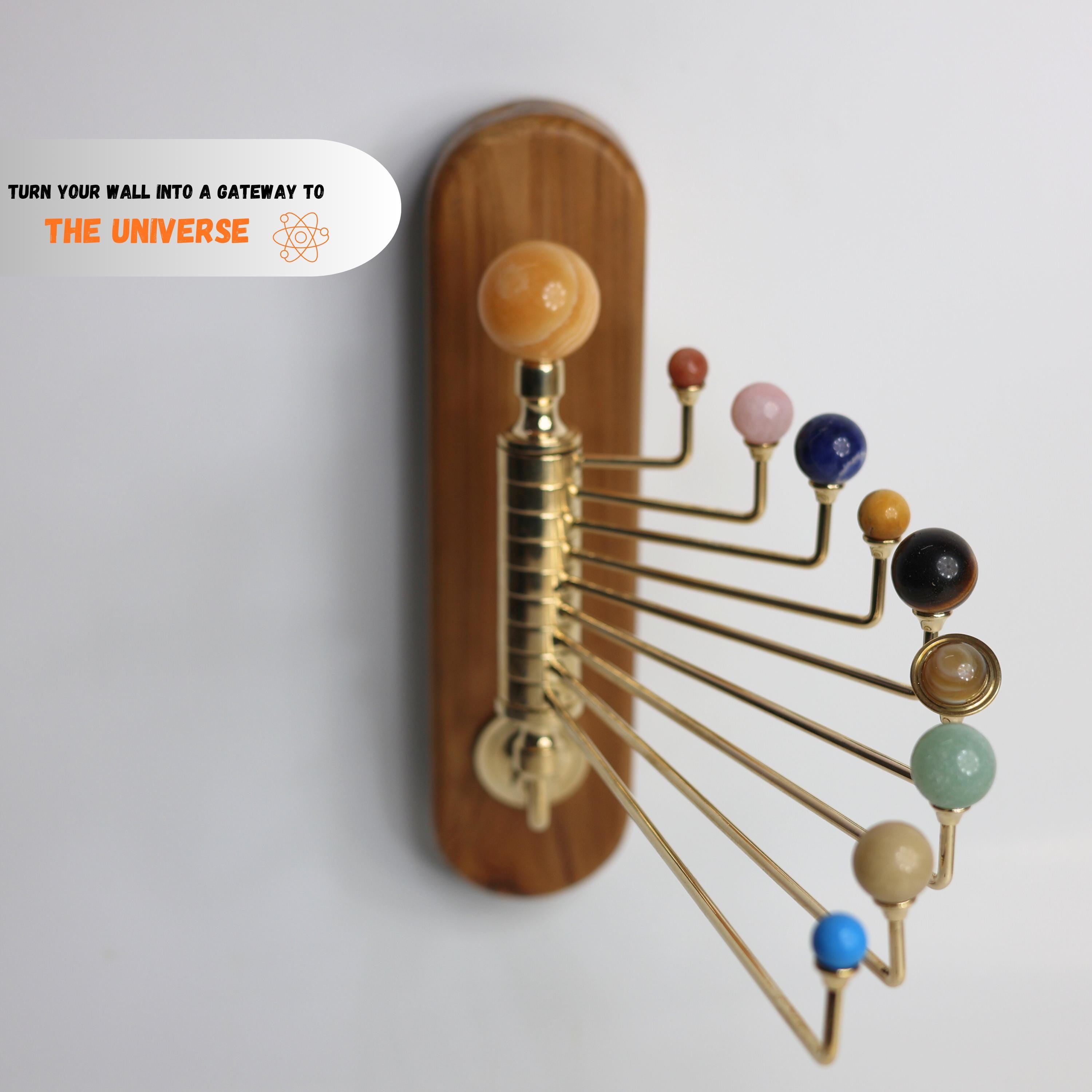 Wall Mount Solar System, with Semi-Precious Stones view 4