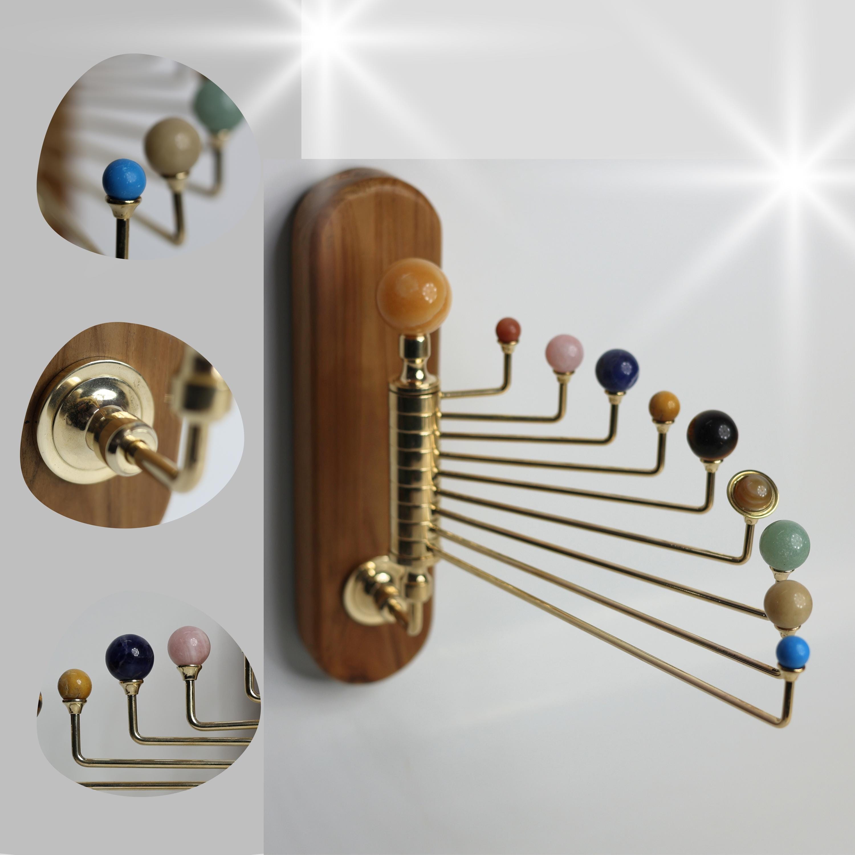 Wall Mount Solar System, with Semi-Precious Stones view 5