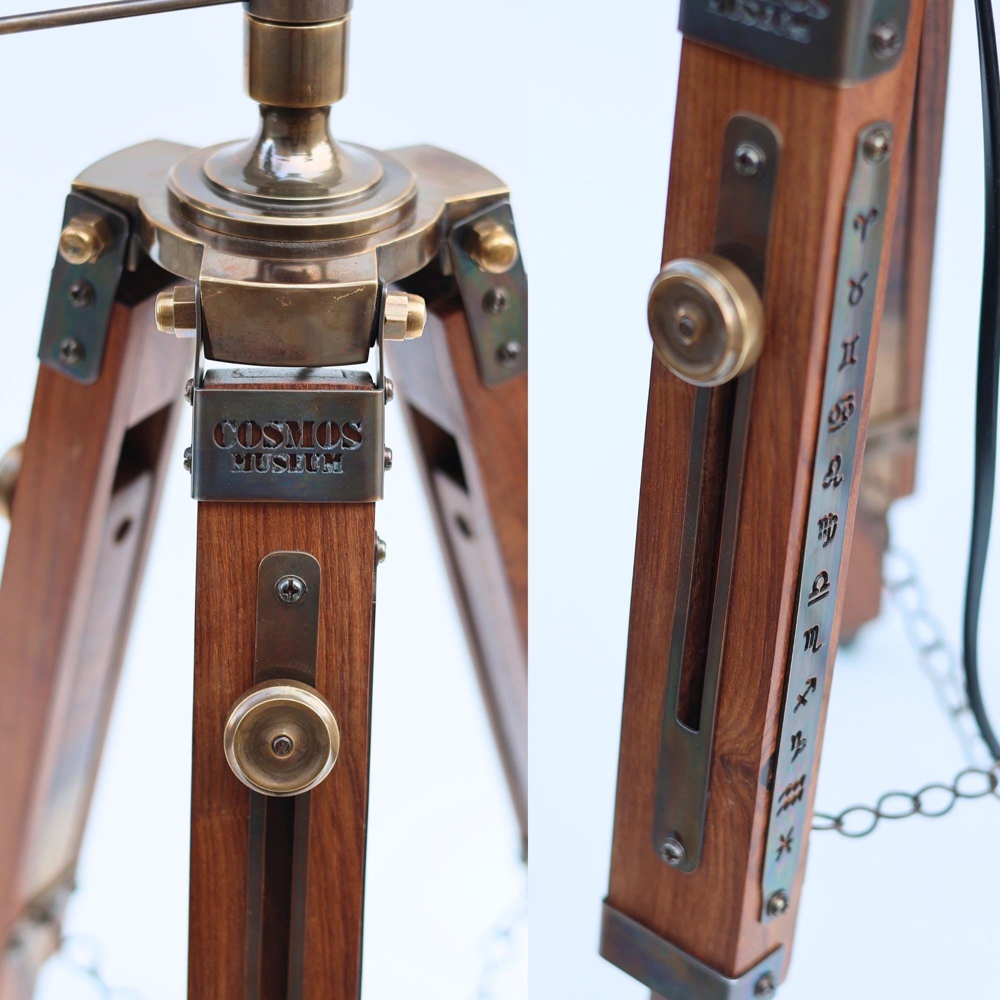 Cosmos Tripod Stand, Lamp with Solar System, Astronomical Lamp, Tripod Lamp view 4