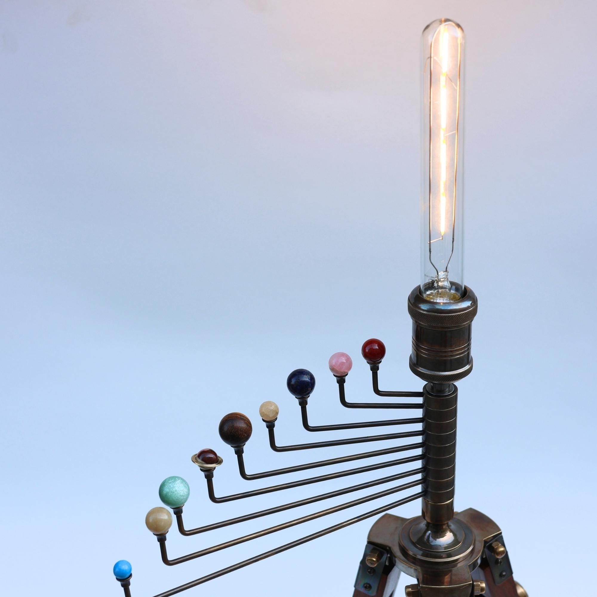 Cosmos Tripod Stand, Lamp with Solar System, Astronomical Lamp, Tripod Lamp view 6