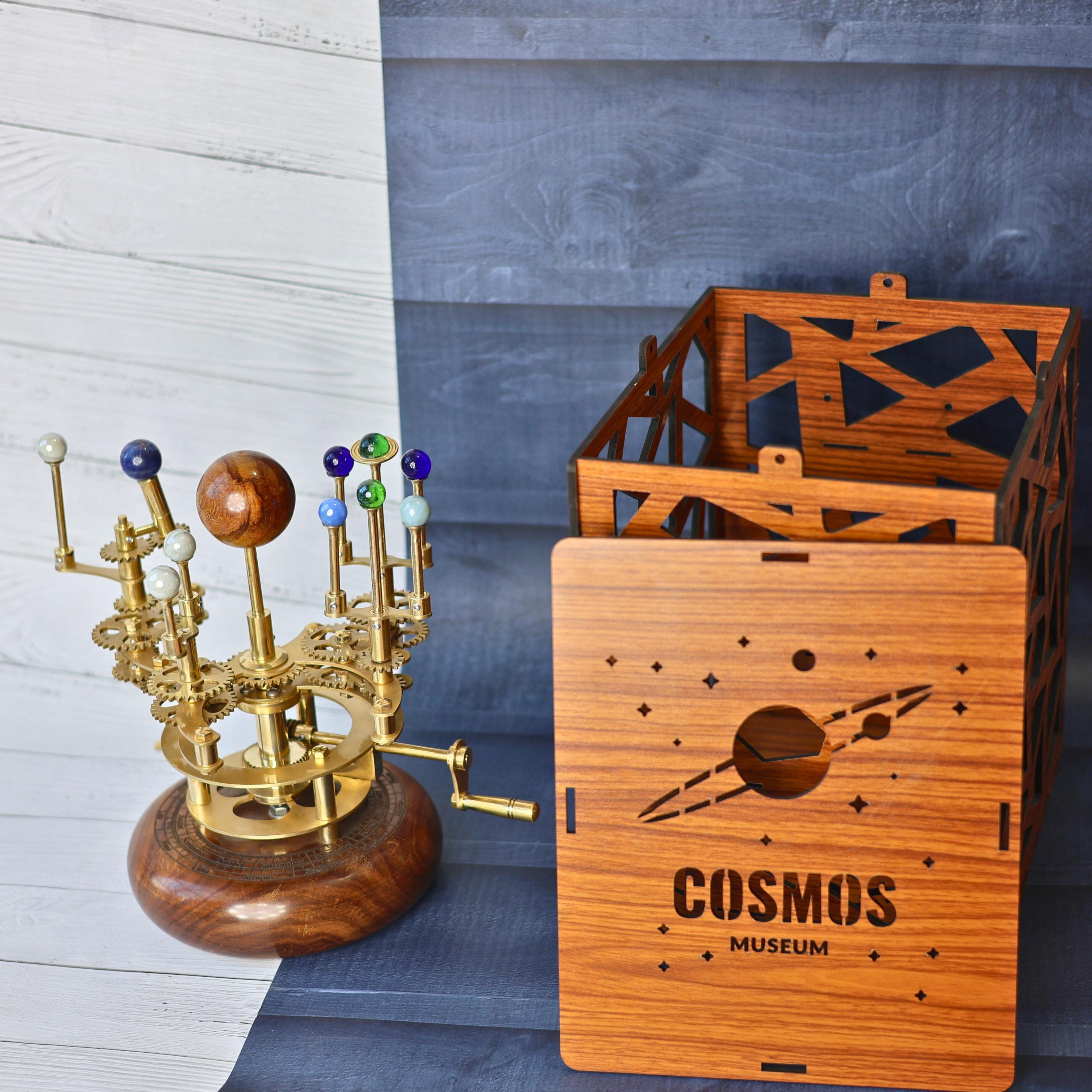 Brass Solar System Orrery, Shelf Display view 5