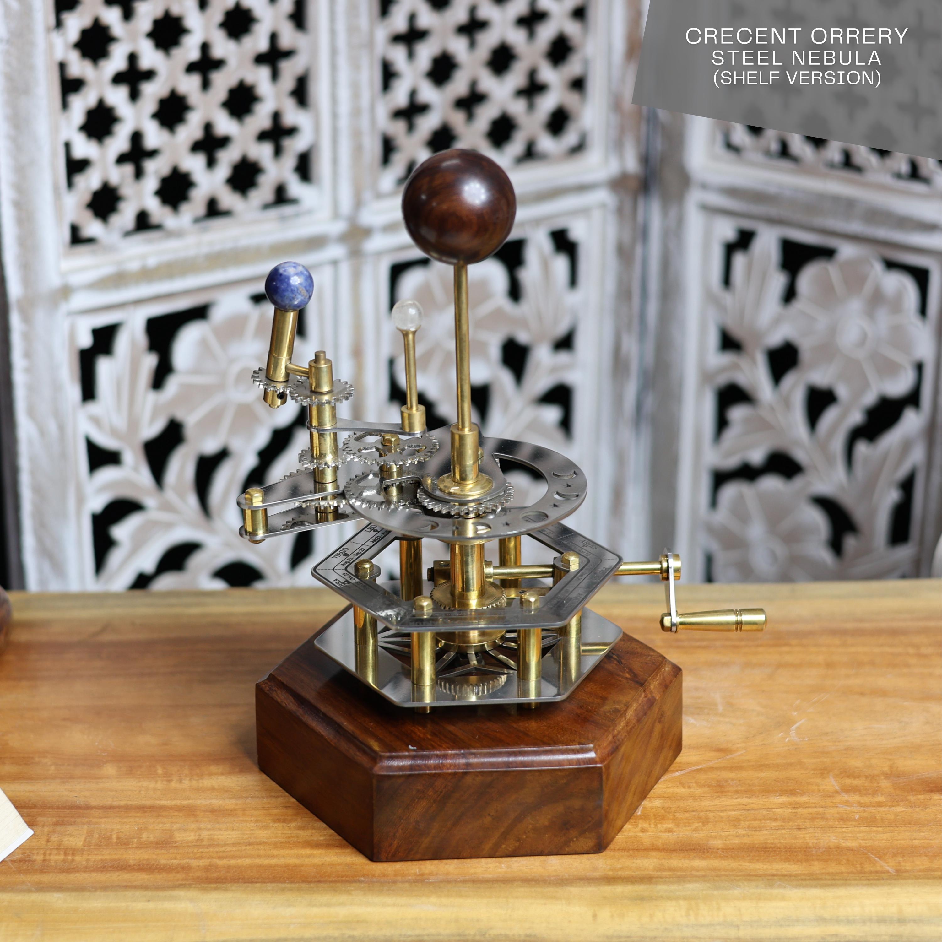 Brass Solar System Orrery, Shelf Display view 6