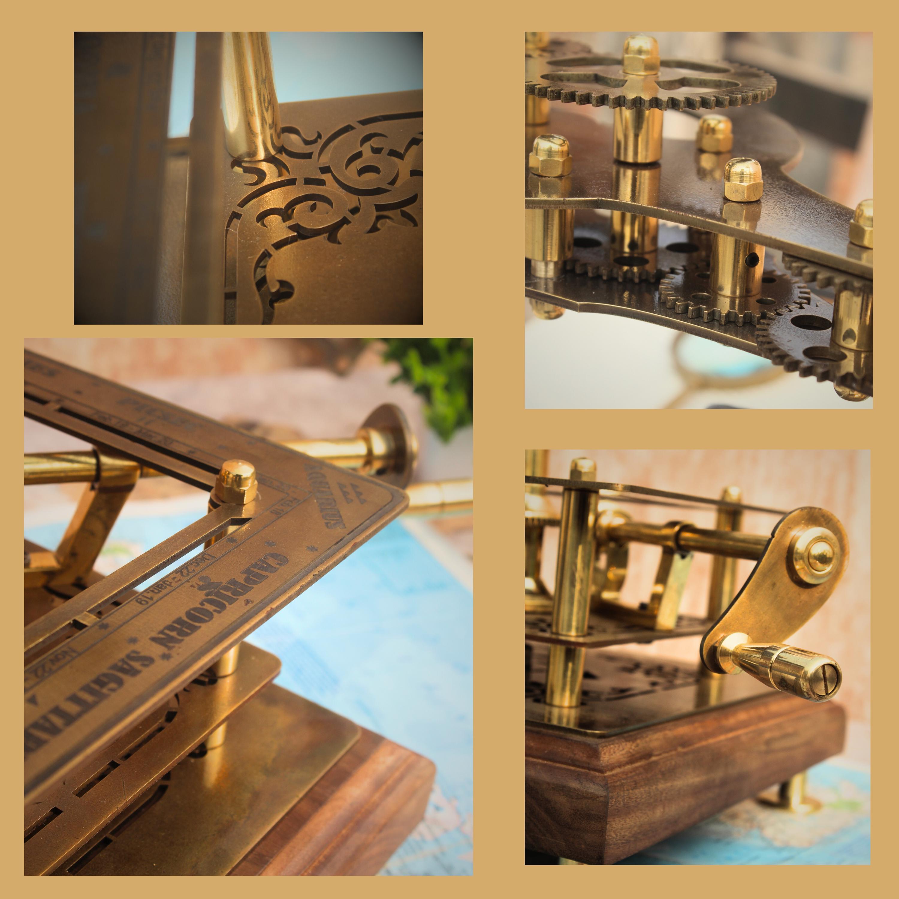 Brass Solar System Orrery, Museum Display view 5