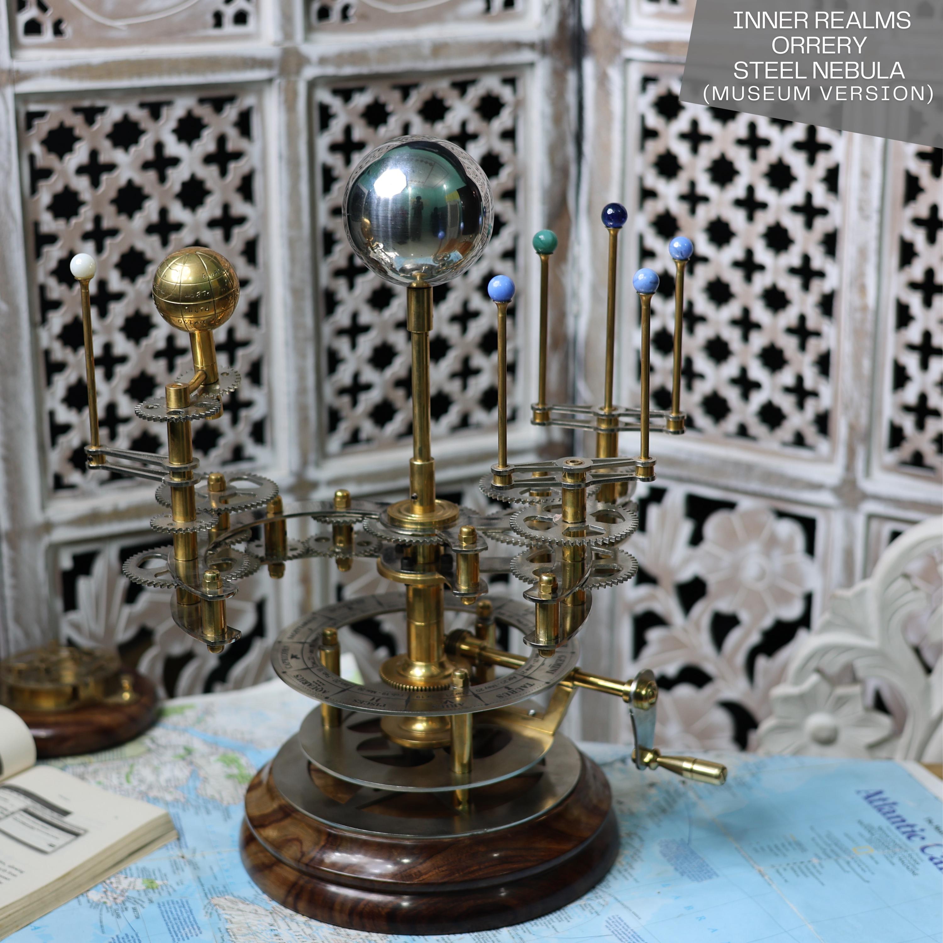Brass Solar System Orrery, Museum Display view 2