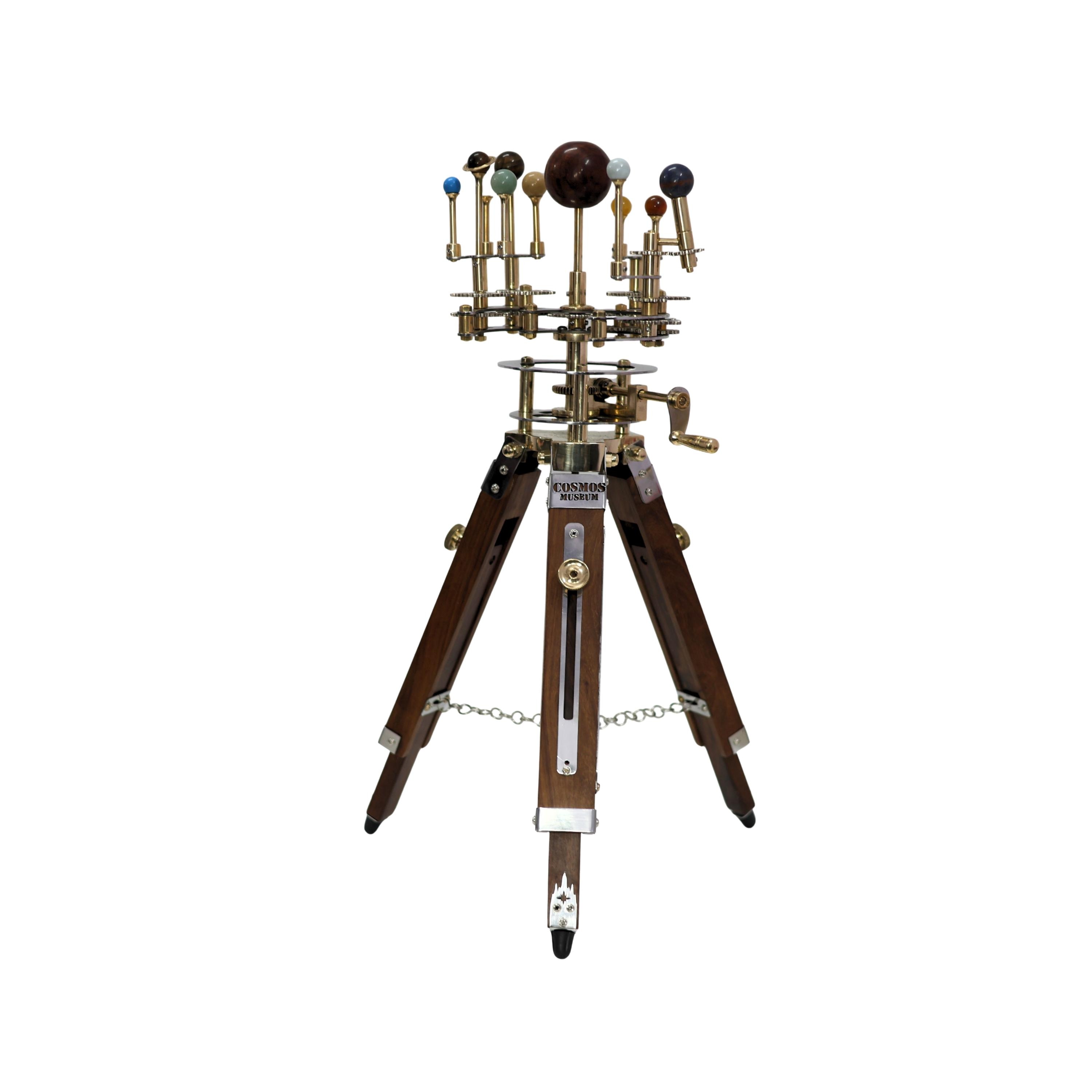 Brass Solar System Orrery, Museum Display view 2