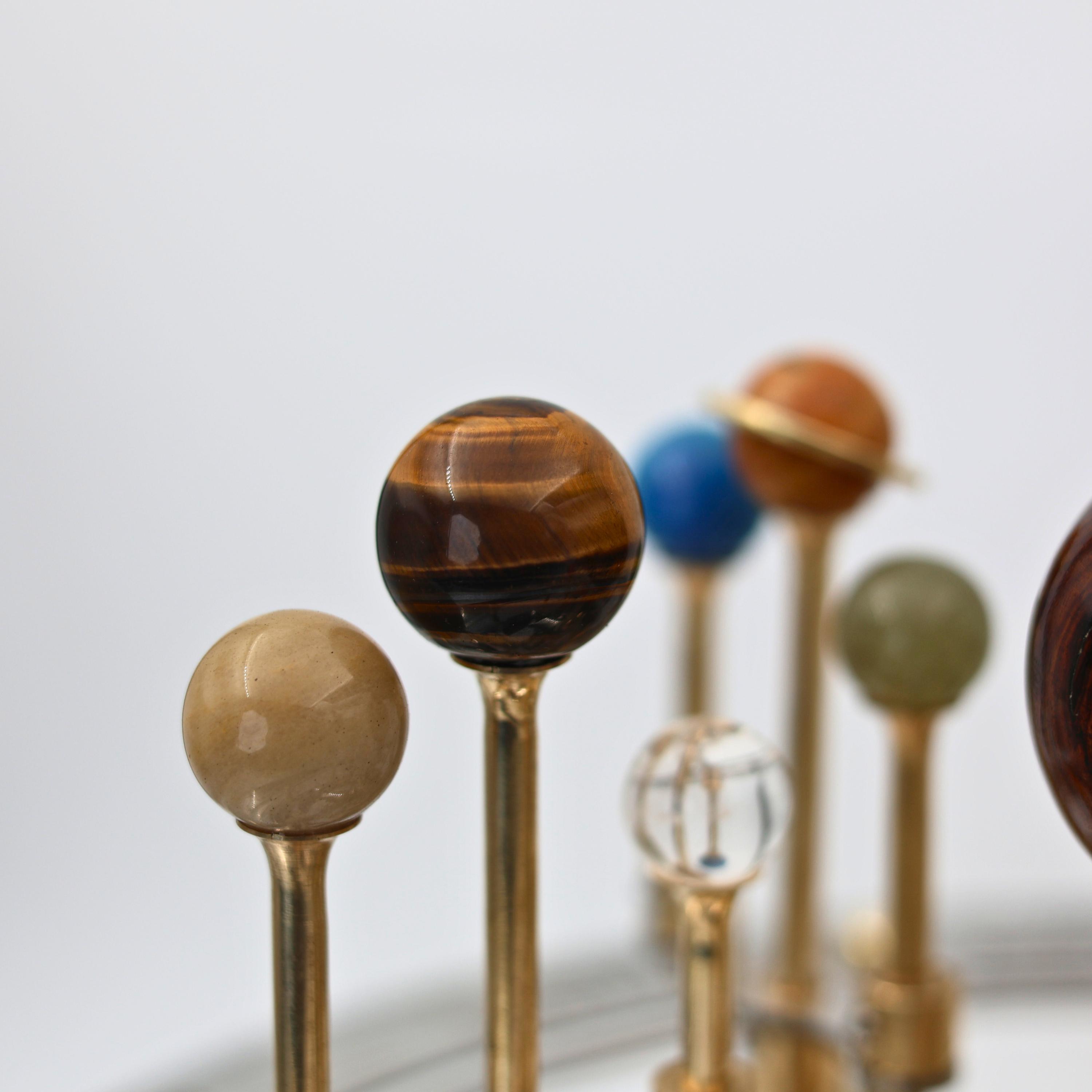Brass Solar System Orrery, Museum Display view 5