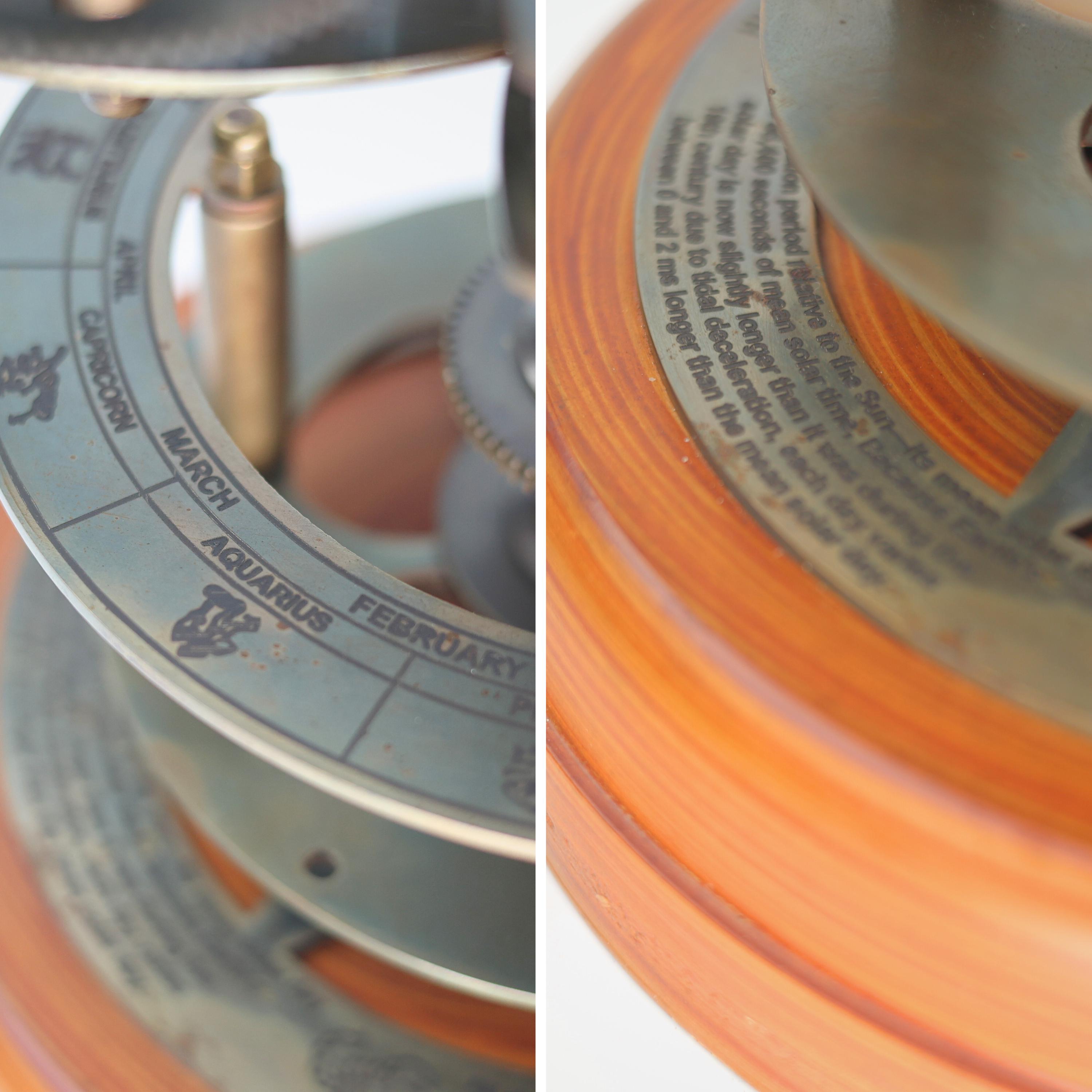 Functional Brass Solar System Orrery, Museum view 5