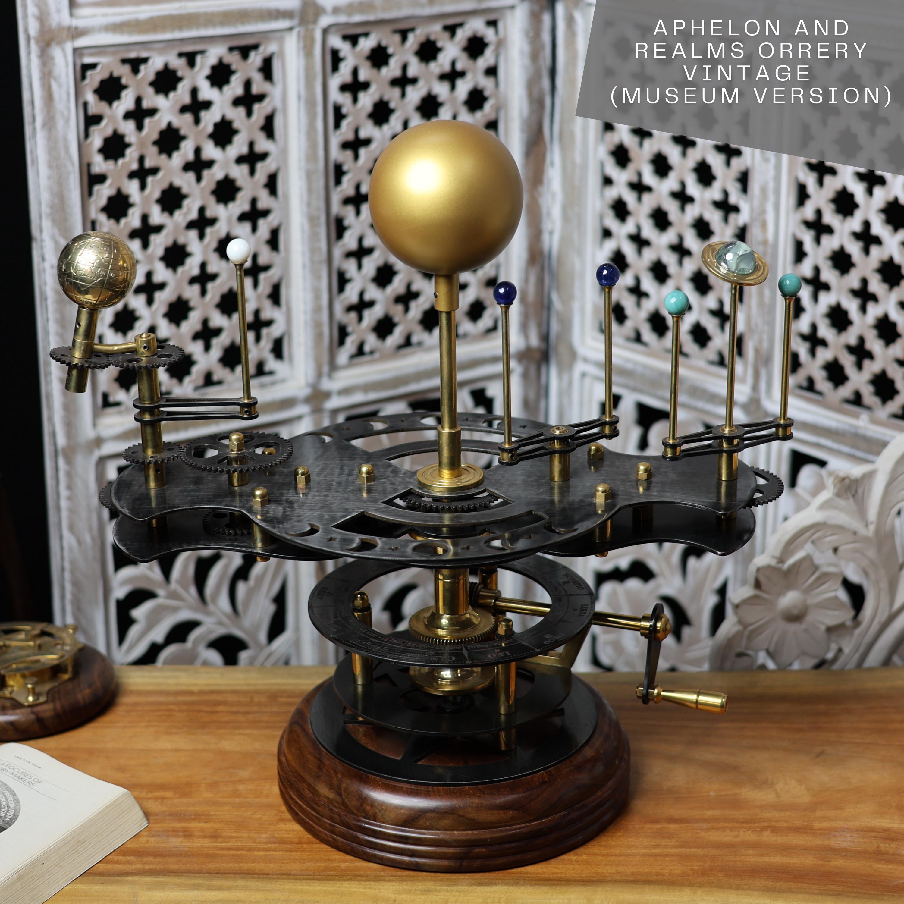 Brass Solar System Orrery, Museum Display view 3