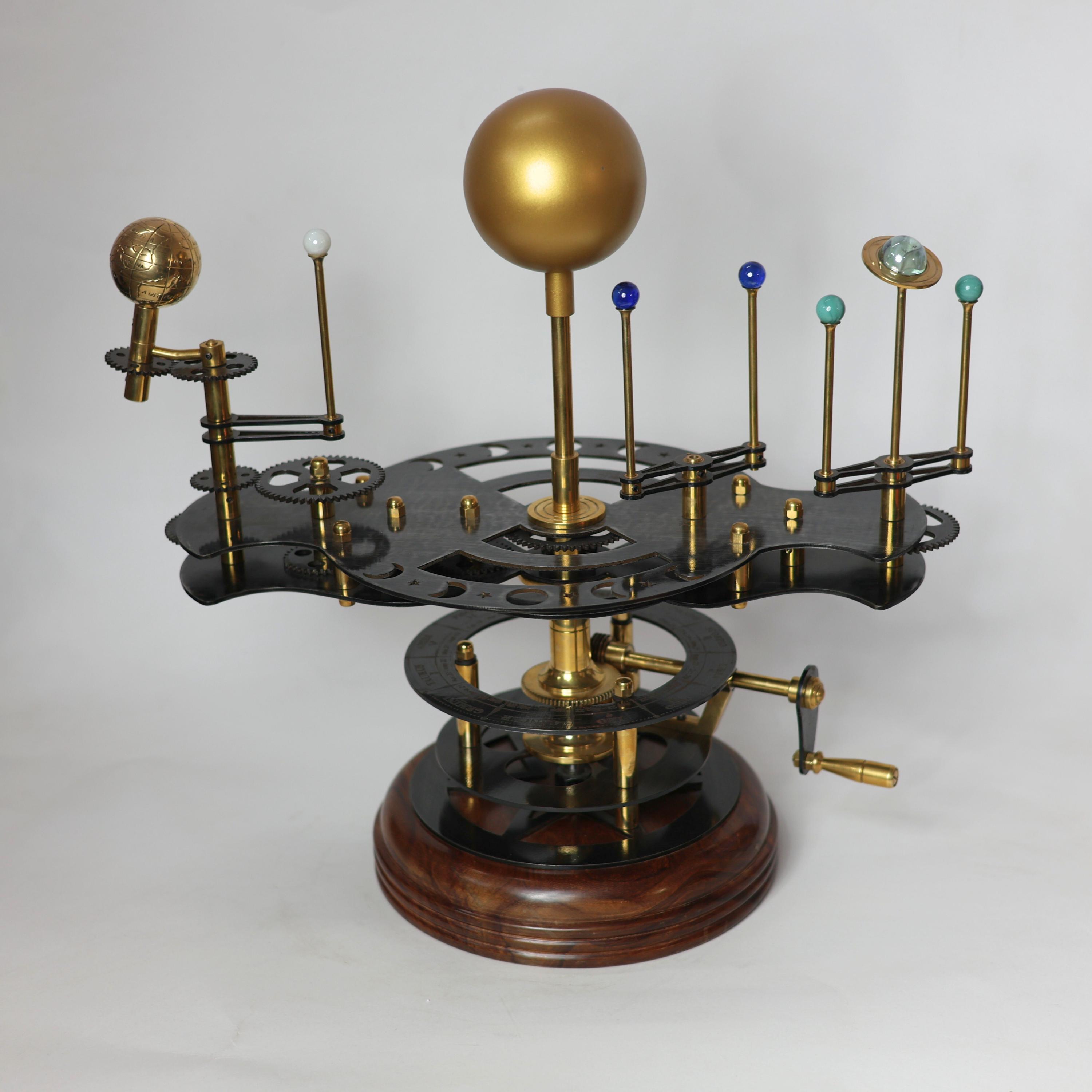 Brass Solar System Orrery, Museum Display view 5