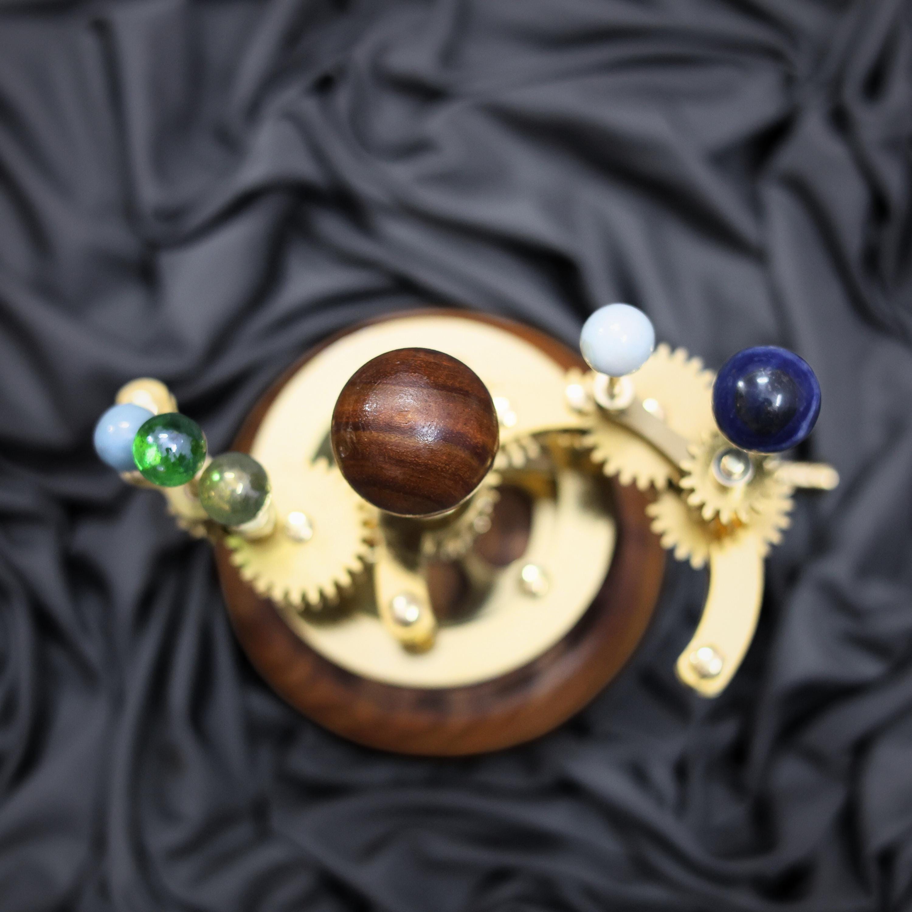 Gold-Finish Brass Orrery, Desk Model view 9