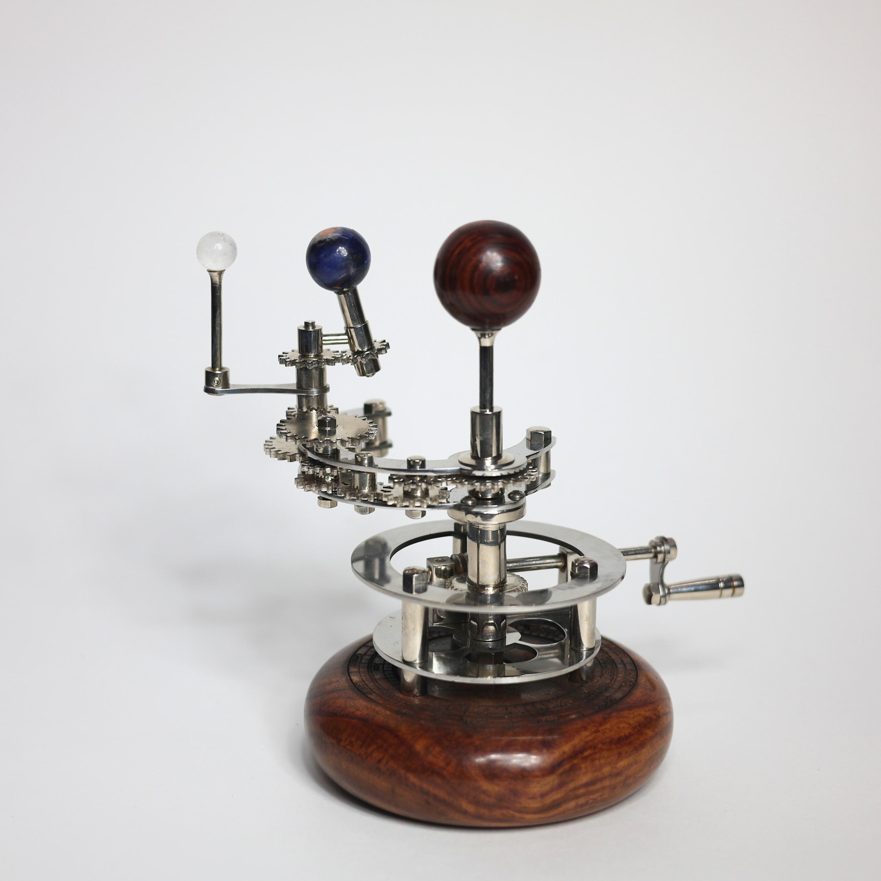 Brass Orrery with Gemstone Planets, Standard view 9