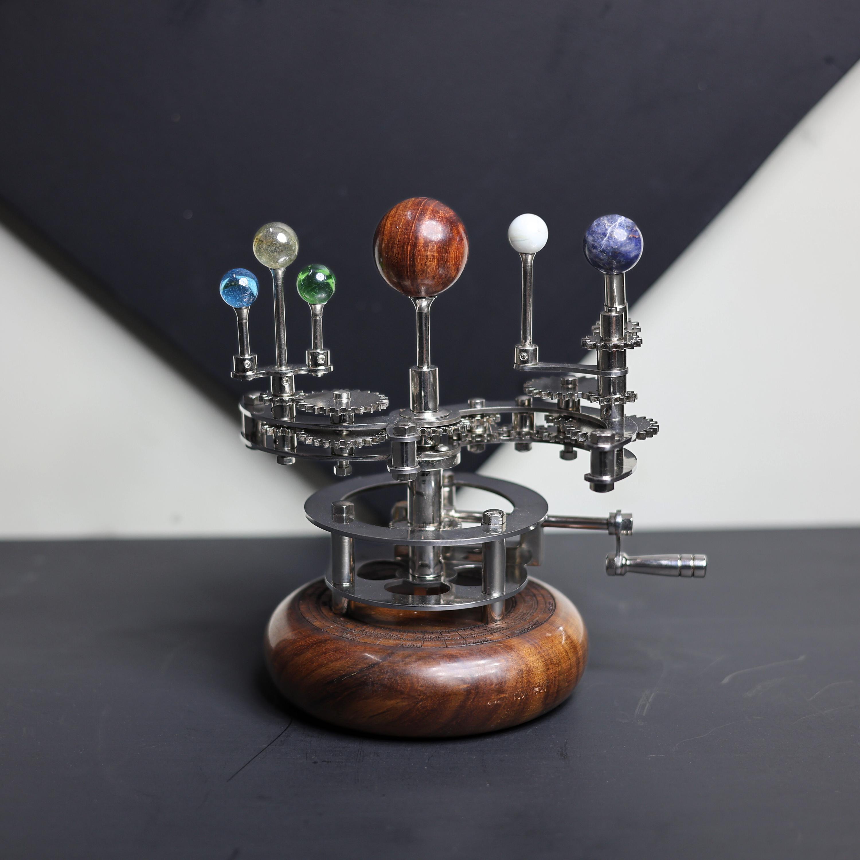Brass Orrery Mini Solar System, Antique Style view 2