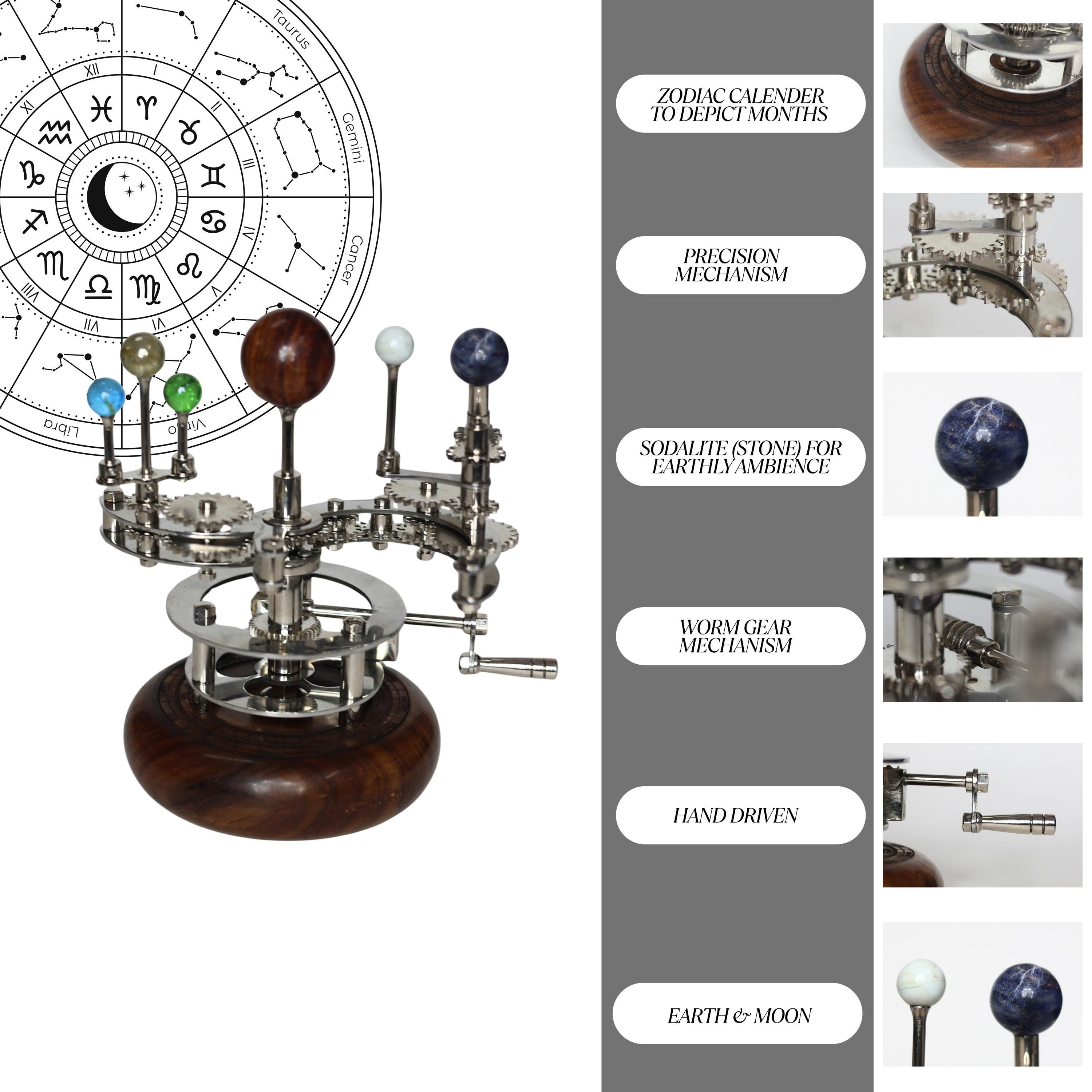 Brass Orrery Mini Solar System, Antique Style view 8