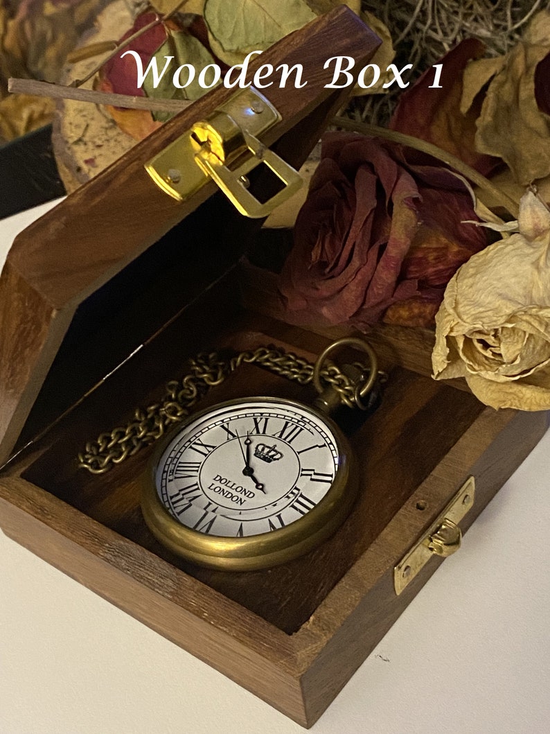 Brass Pocket Watch — Choice of Gift Box view 3