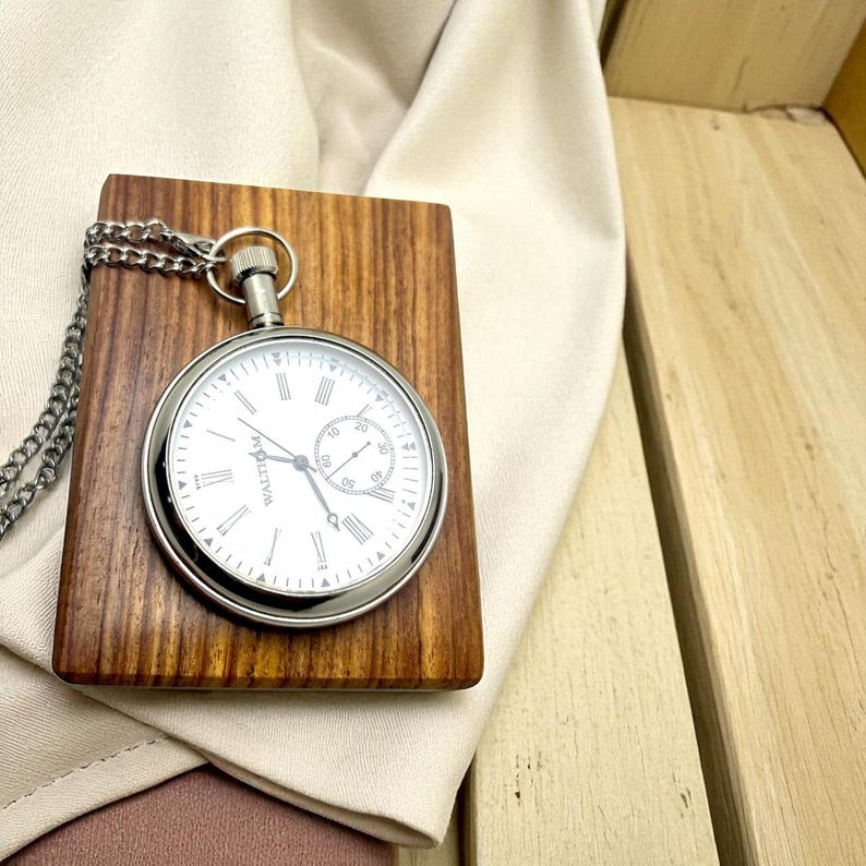 Nickel Pocket Watch — Choice of Gift Box view 4