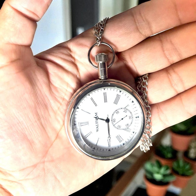 Nickel Pocket Watch — Choice of Gift Box view 5