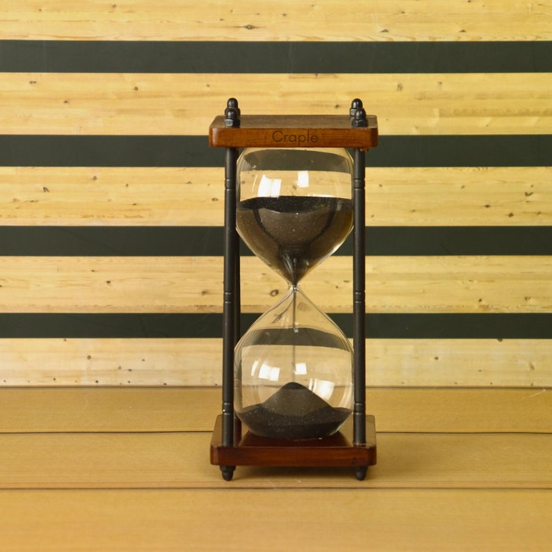 Brass Sand Timer, 7-Minute, Vintage Nautical Styling view 7