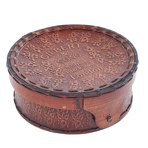 Polished Brass Sundial Compass with Red Leather Case view 14