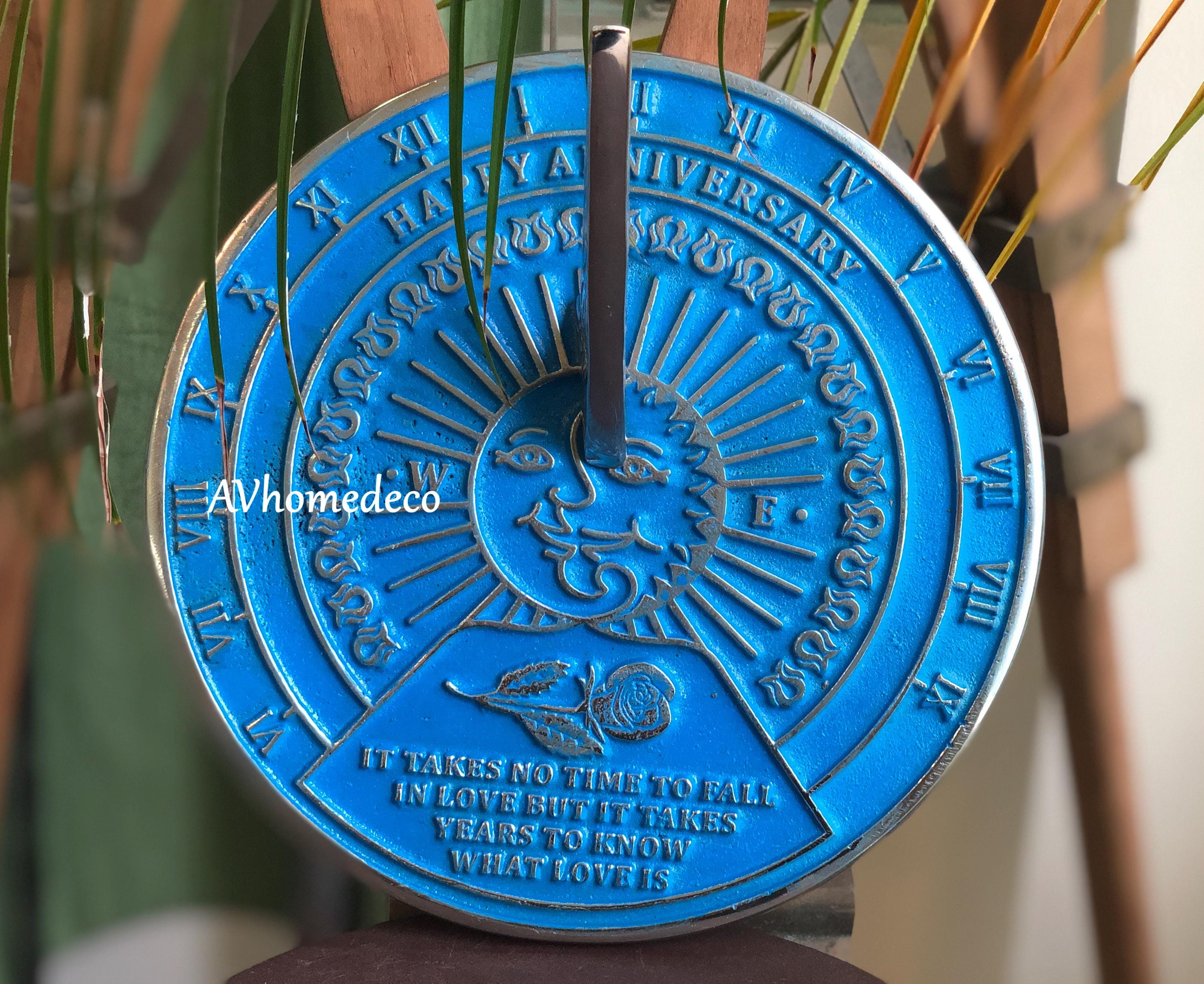 Classic Round Brass Garden Sundial view 3