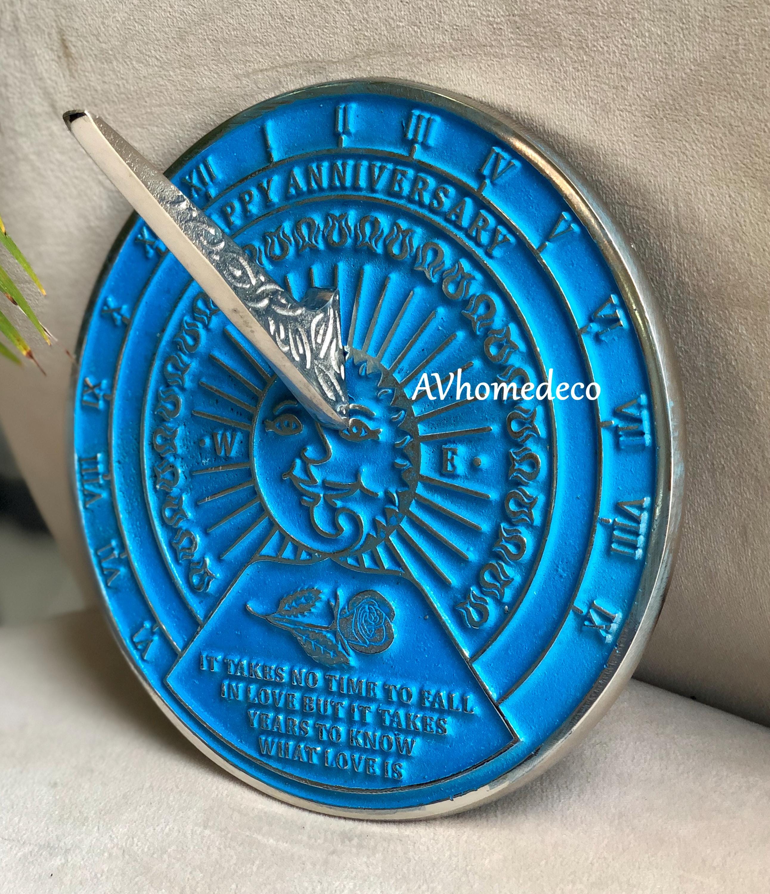 Classic Round Brass Garden Sundial view 7