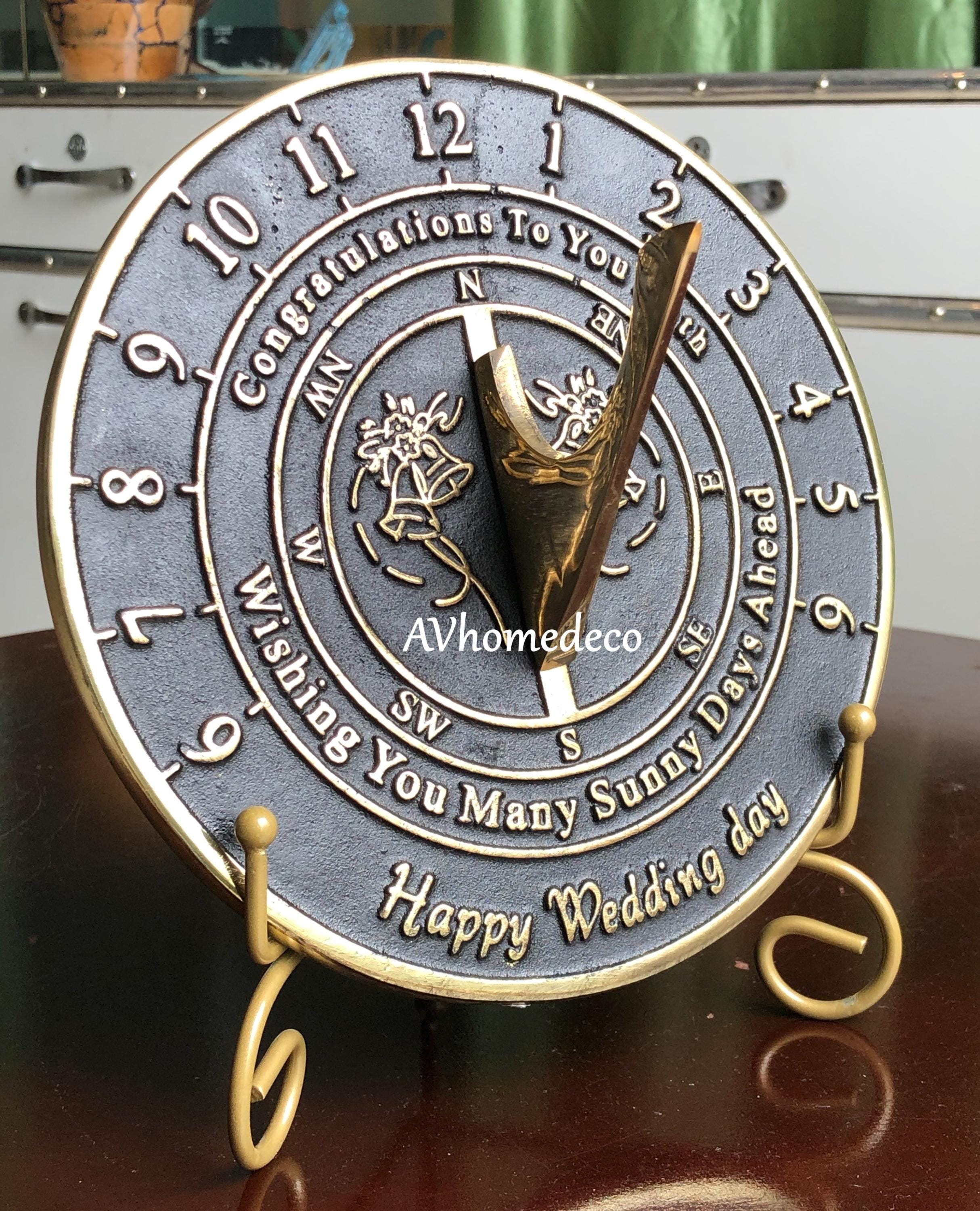 Decorative Brass Garden Sundial view 5