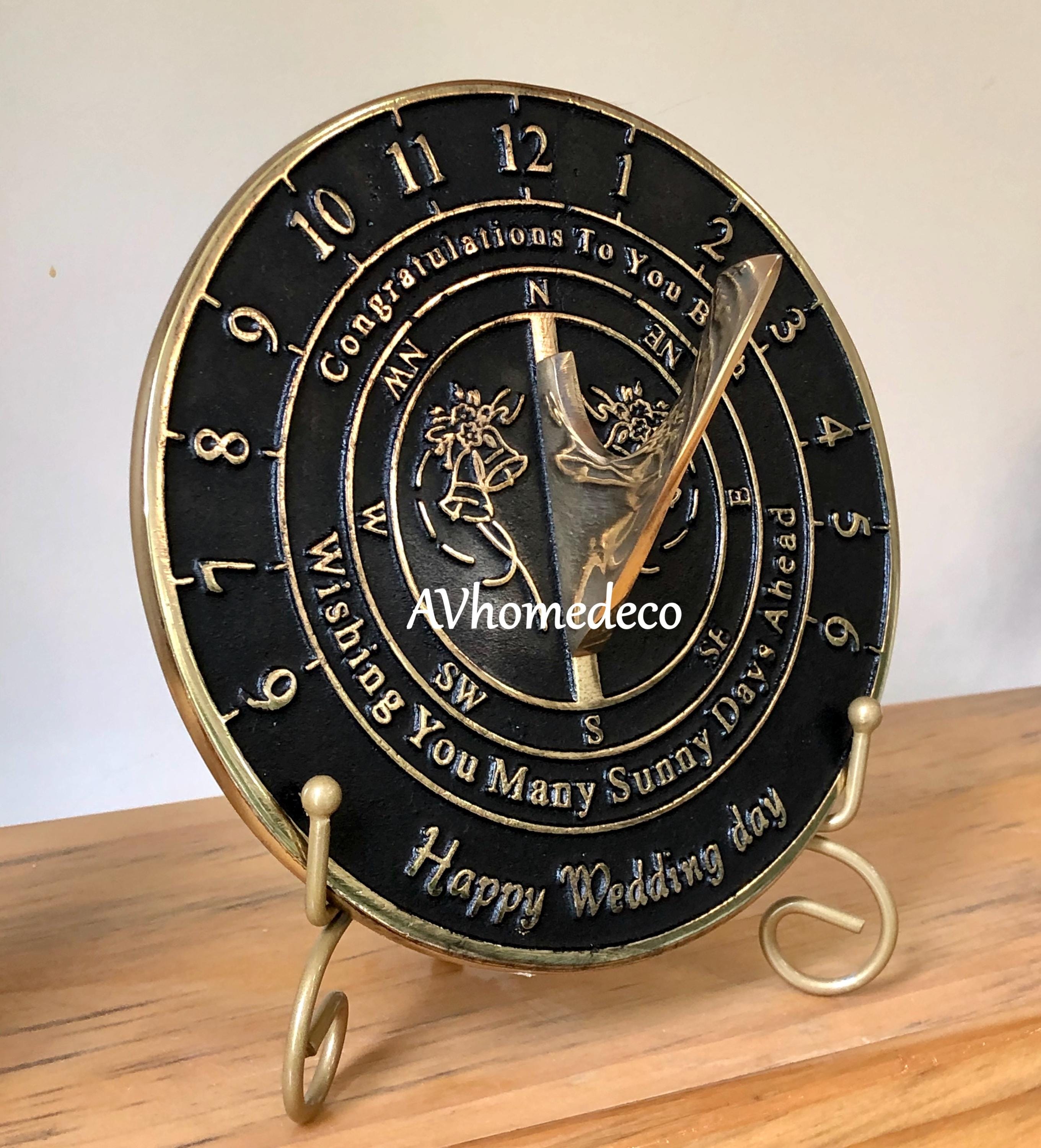 Decorative Brass Garden Sundial view 8