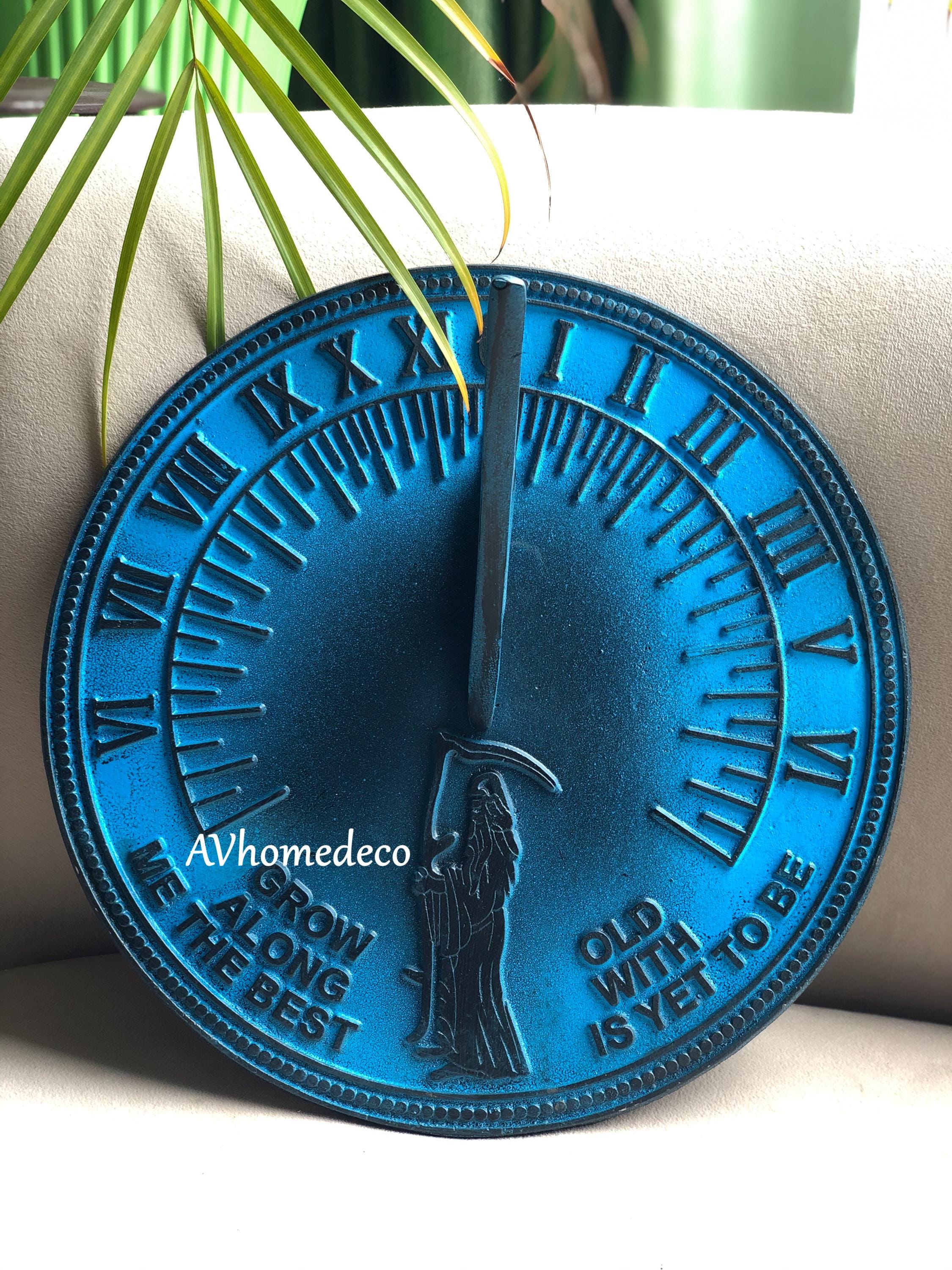 Father Time Brass Garden Sundial view 7