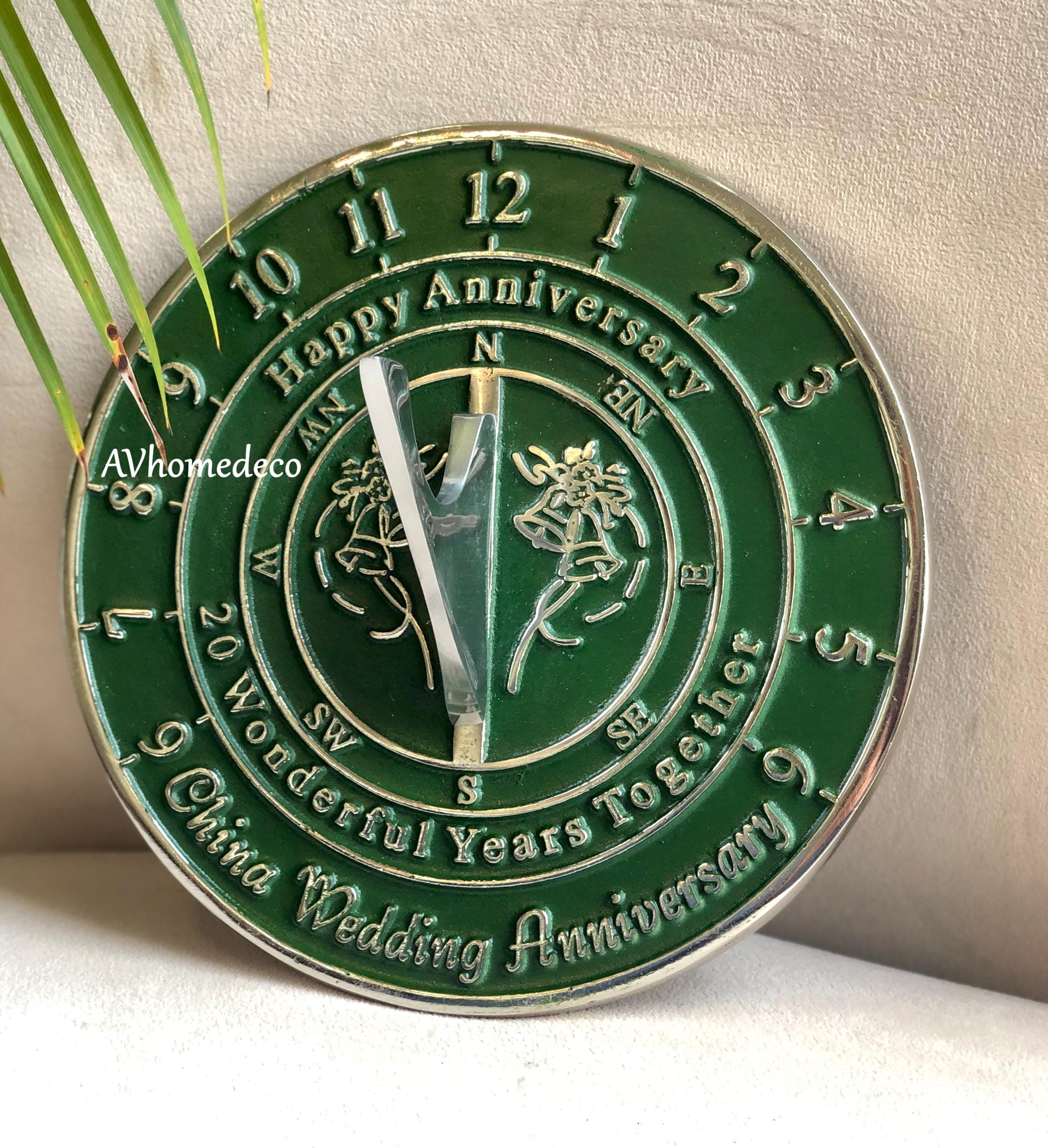 Anniversary Brass Garden Sundial view 3