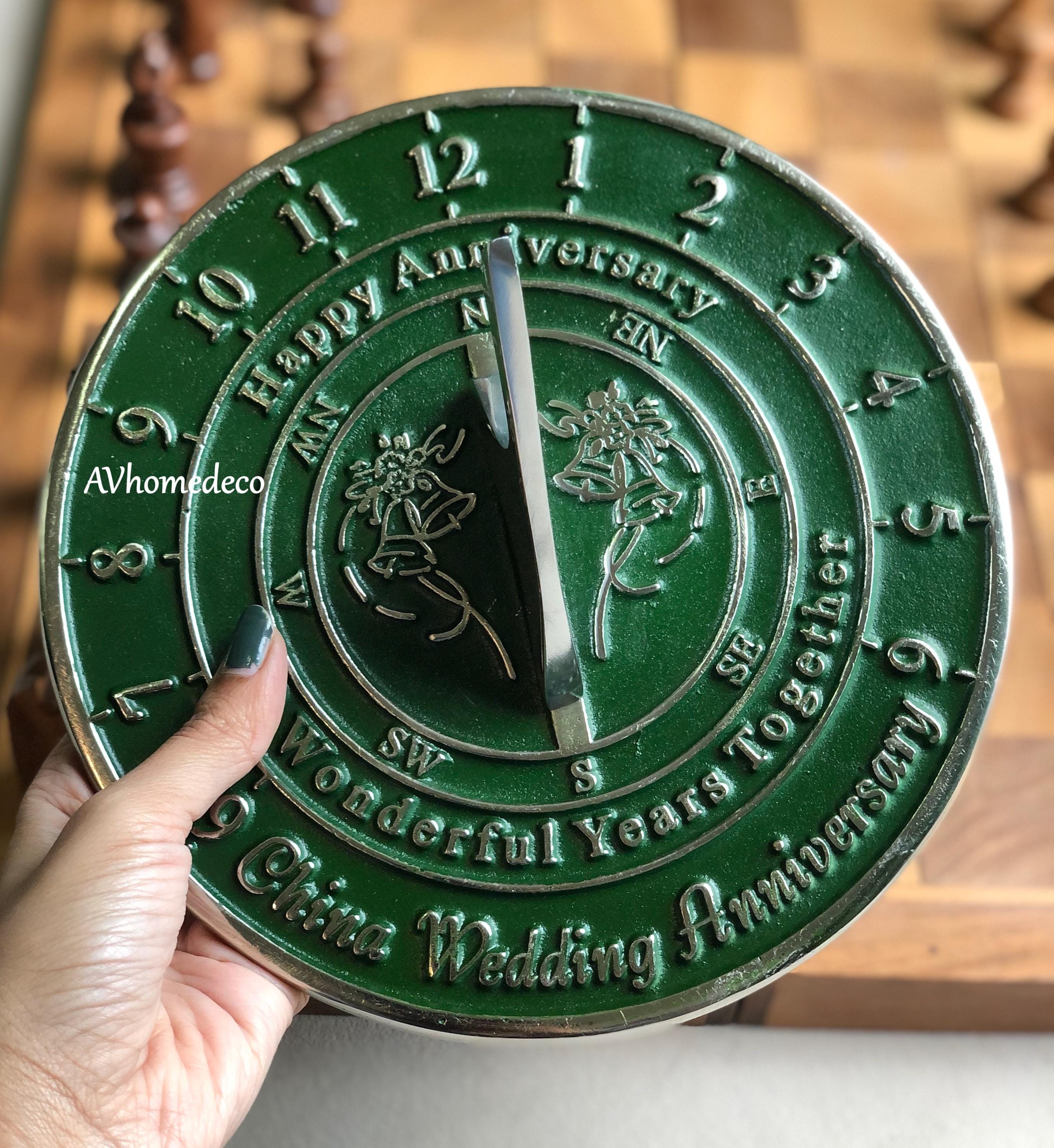 Anniversary Brass Garden Sundial view 11