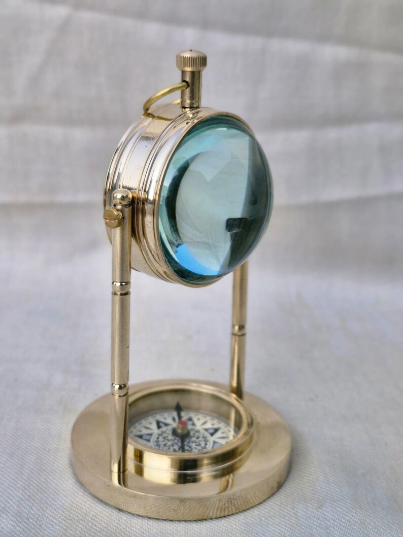 Vintage Brass Desk Clock, Victoria London 1876 Dial view 8