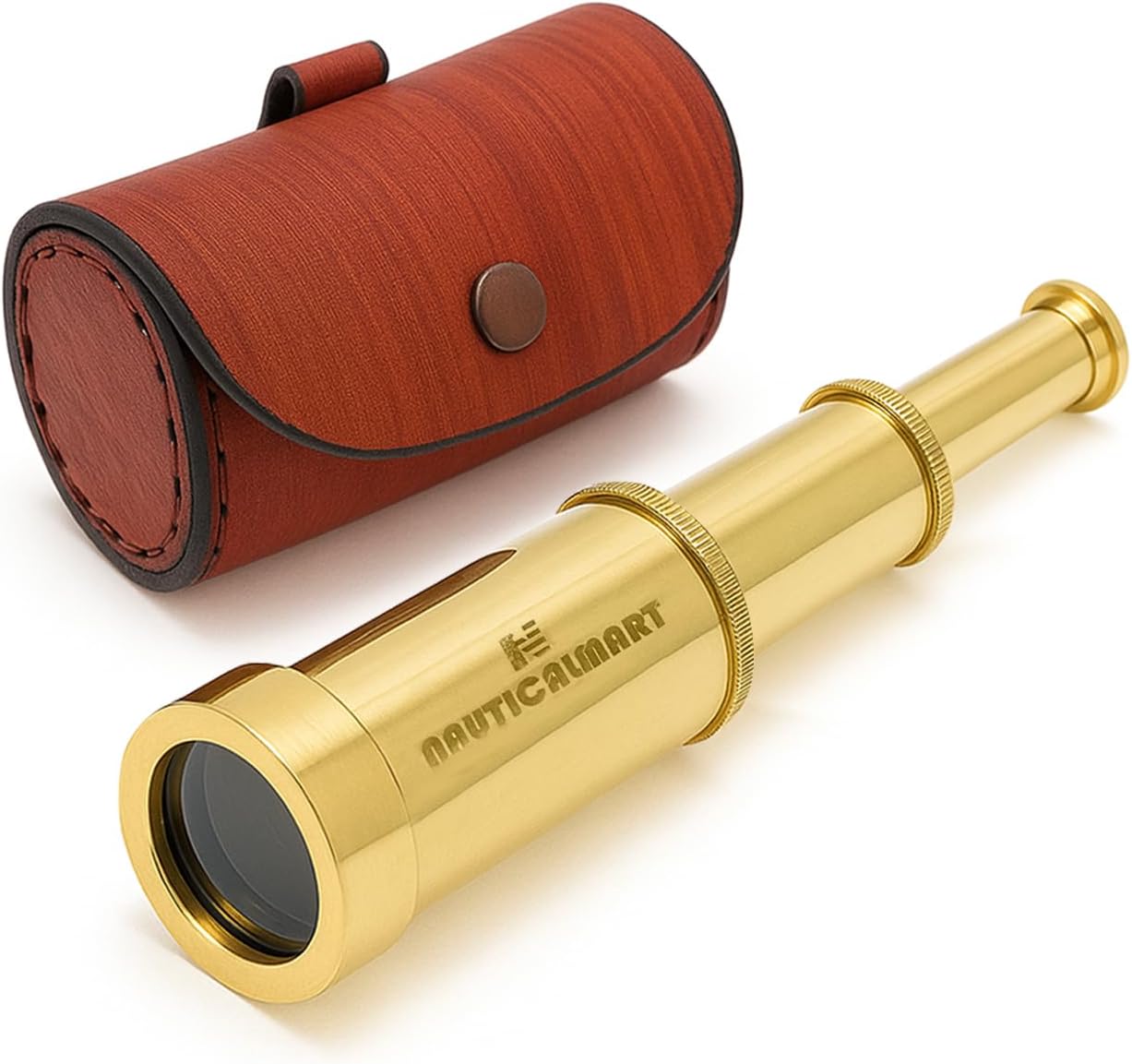 Brass Spyglass Telescope 6" for Kids view 10