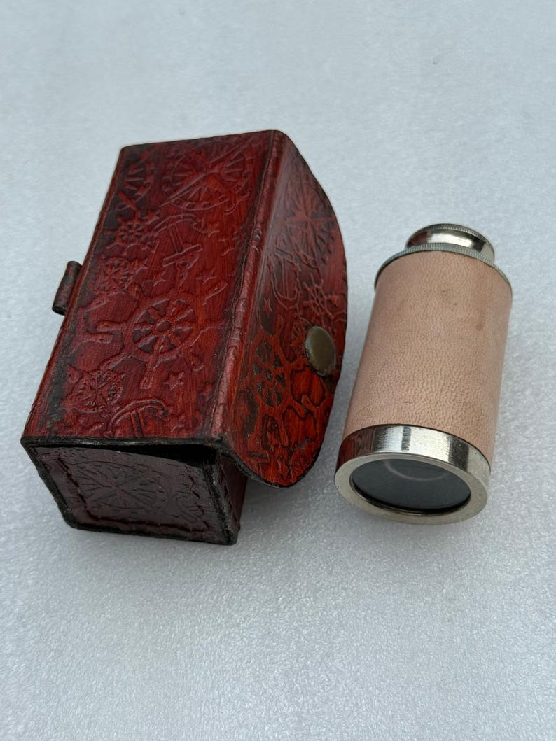 Brass Spyglass Telescope 6" for Kids view 9