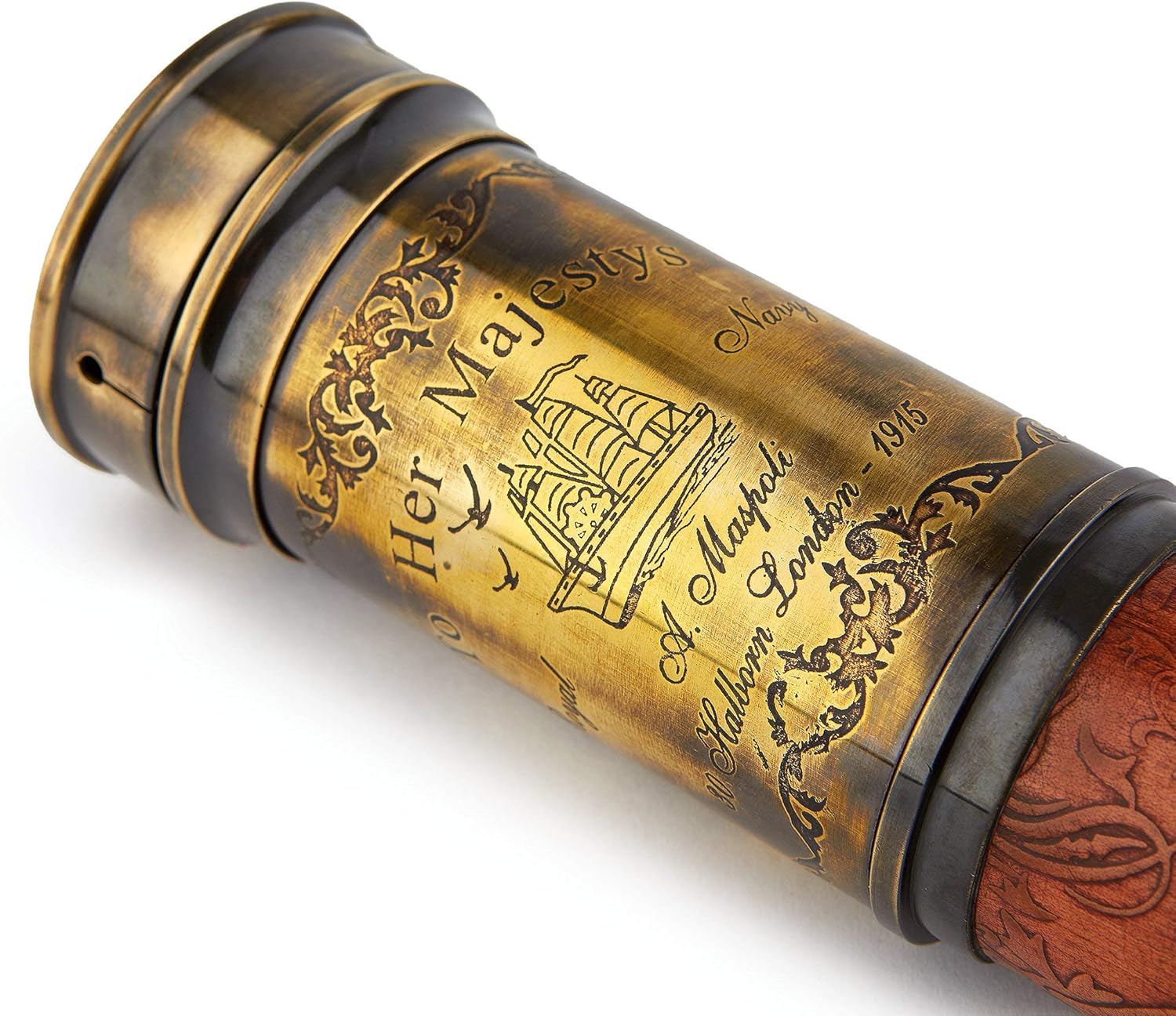 Brass Spyglass Telescope 20" view 4