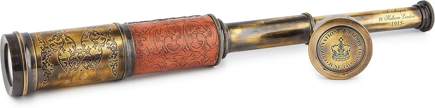 Brass Spyglass Telescope 20" view 5