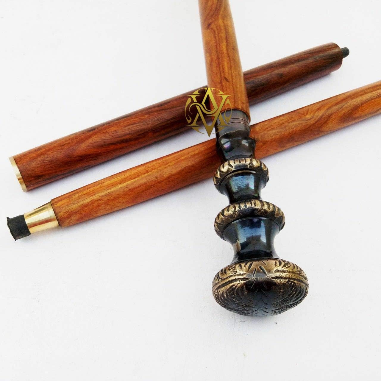 Nautical Round Handle Walking Stick view 3