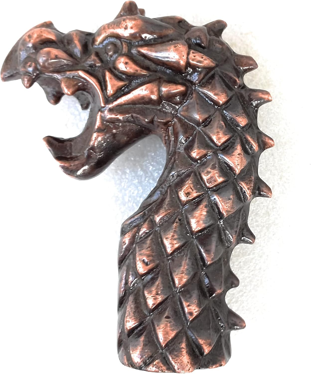 Antique Brass Dragon Handle Rosewood Walking Stick view 8