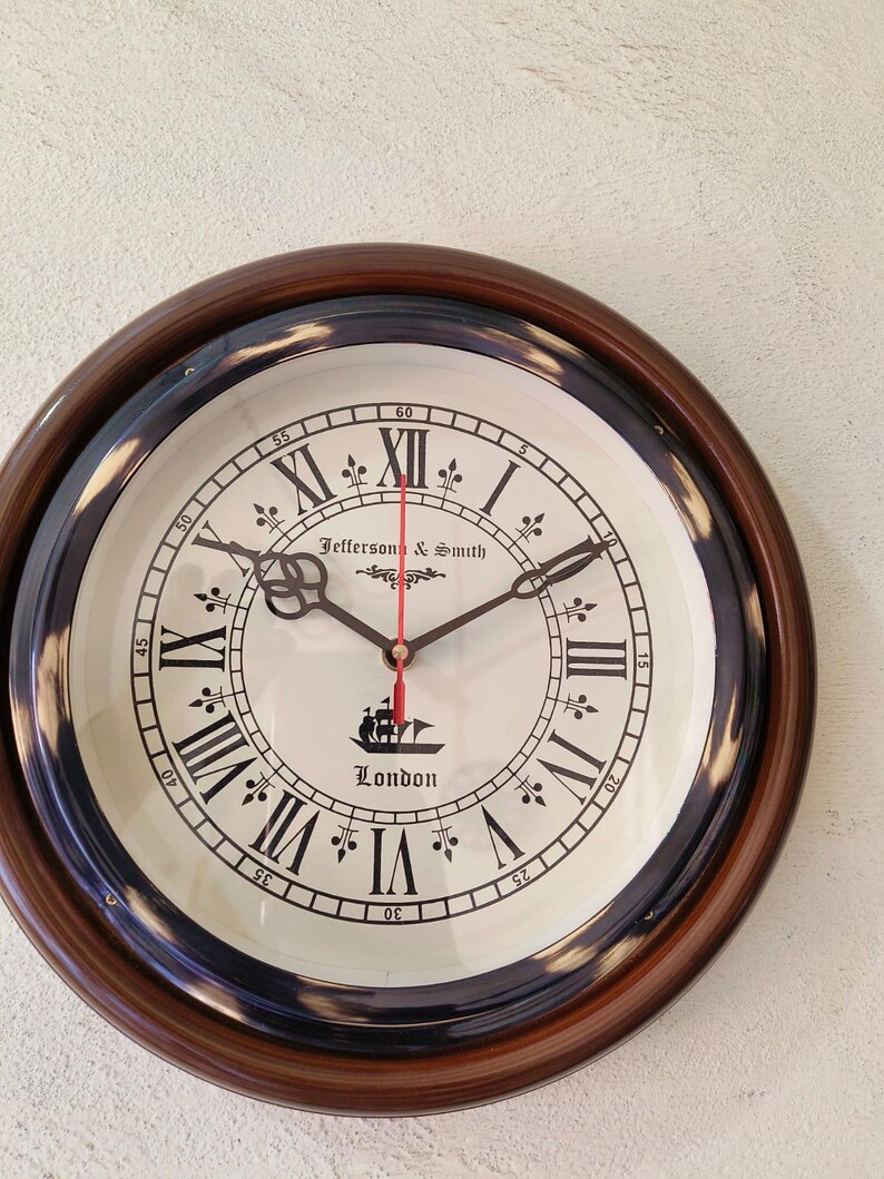 Roman Numeral Vintage Wall Clock view 3