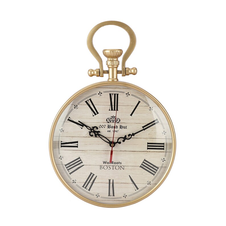 Vintage Metal Round Wall Clock view 5