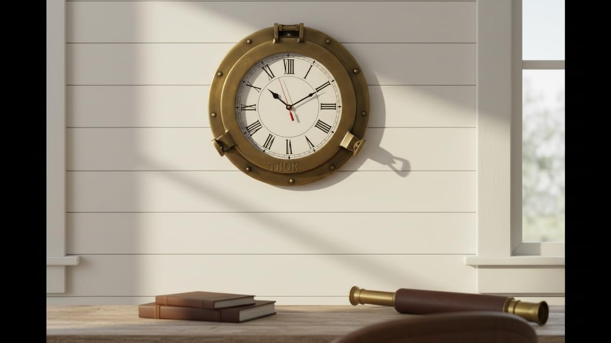 Analogue Porthole Wall Clock view 5