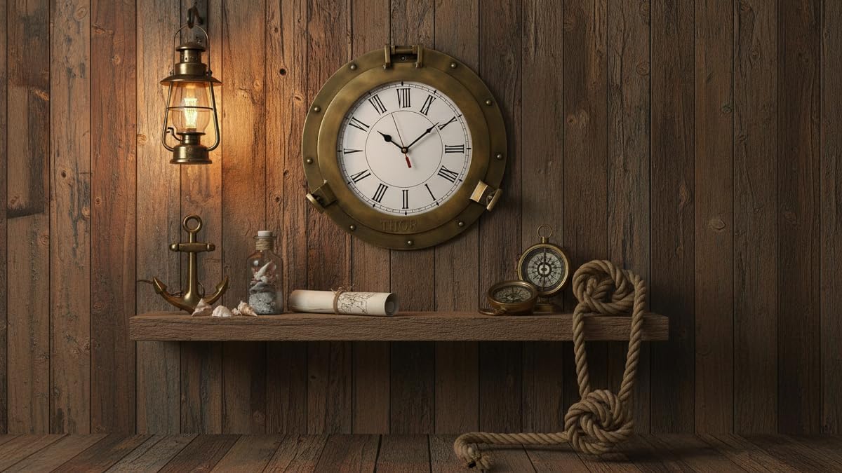 Analogue Porthole Wall Clock view 7