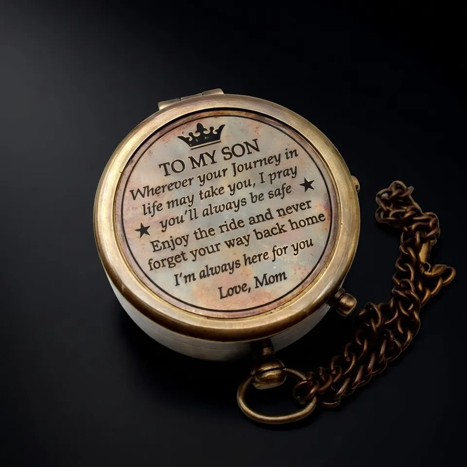 To My Son Compass, Wooden Box