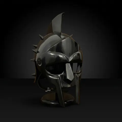 Gladiator Maximus Helmet with Display Stand view 1