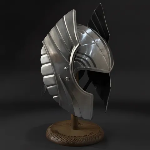 Thor Wing Rotator Ragnarok Helmet with Display Stand view 1