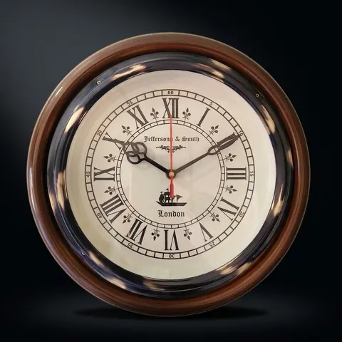 Roman Numeral Vintage Wall Clock view 1