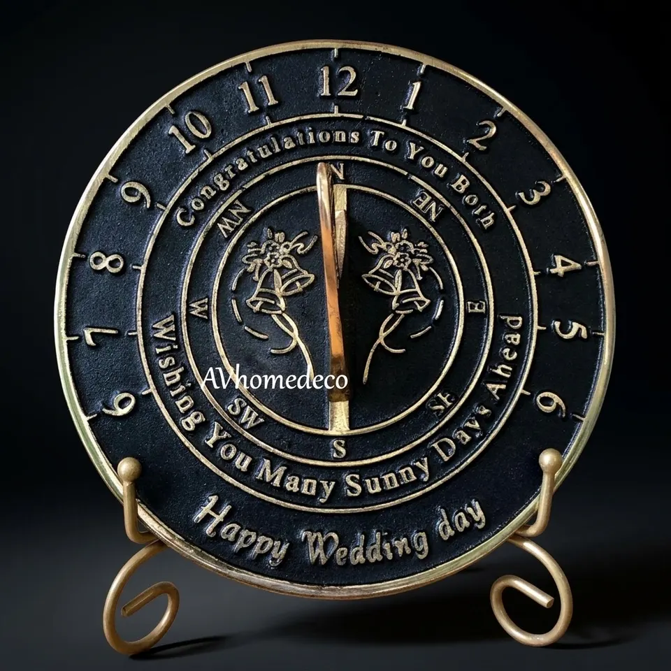 Decorative Brass Garden Sundial
