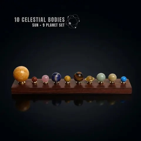 Minimalist Solar System Model view 1