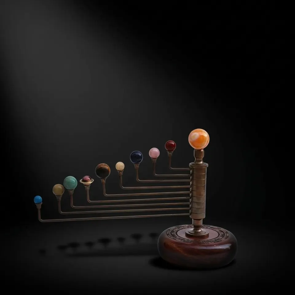 Vertical Solar System Model