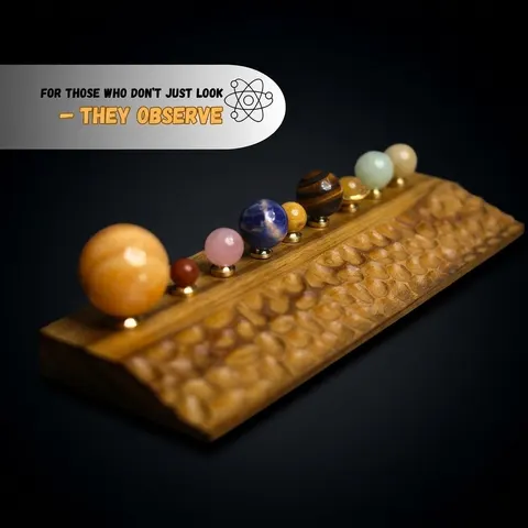 Handcrafted Solar System Model view 1