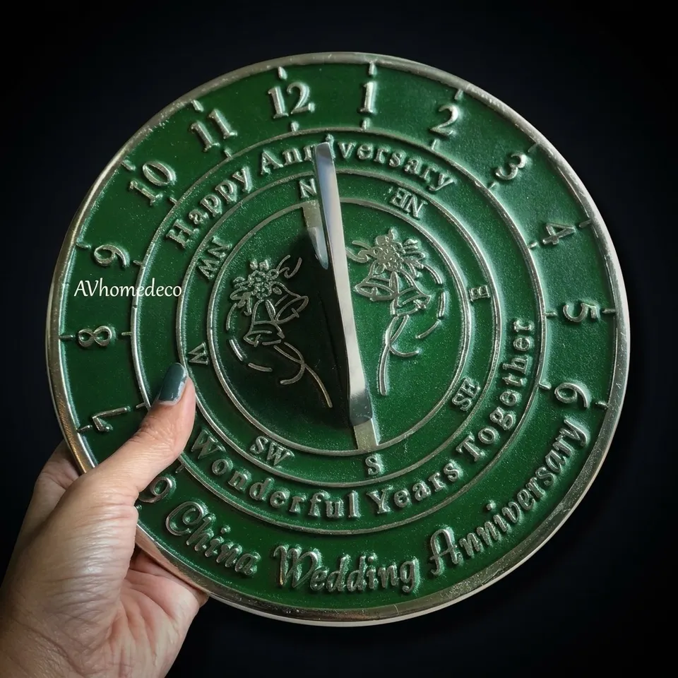 Anniversary Brass Garden Sundial